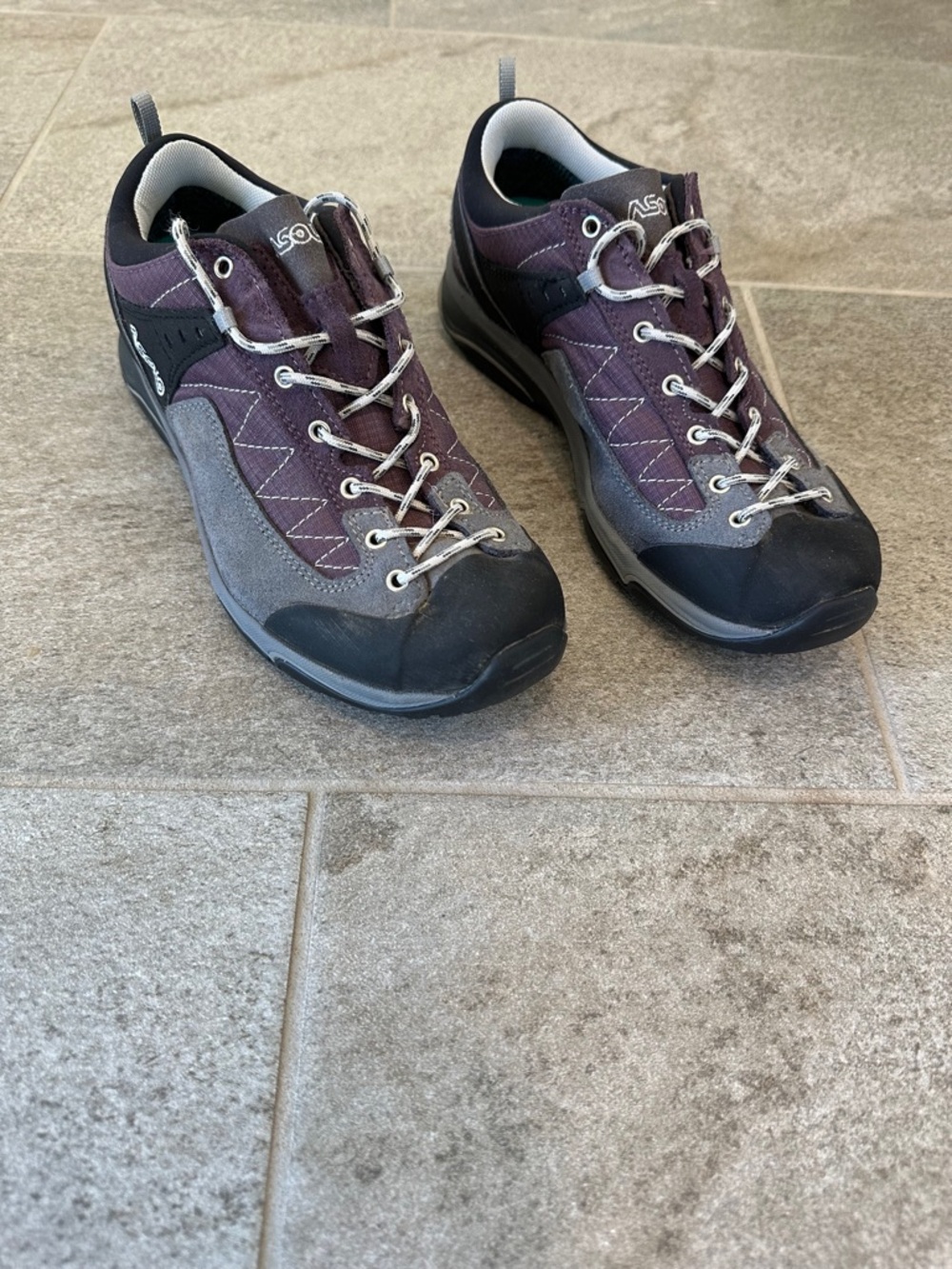 Asolo Women's Purple and Gray Approach Shoes Sneakers